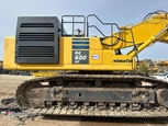 Side of used Excavator